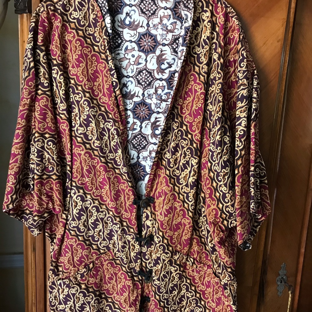 Batik reversible jacket great style On Sale